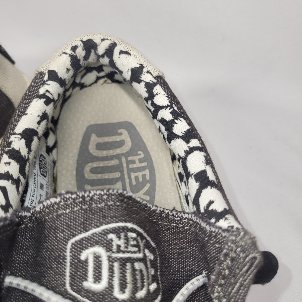 Hey Dude Men's Charcoal Gray Slip-On Loafers Sz 10 - Picture 2 of 9